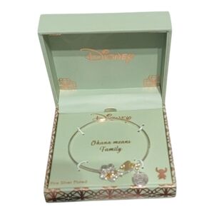 🎁🌲Great Christmas Gift🌲🎁 Disney Silver and Gold Ohana Bracelet with free gift